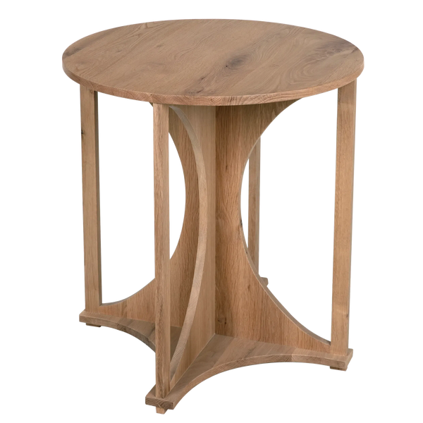 Tracy Side Table, RO, Chai - 26x26x28-Blue Hand Home