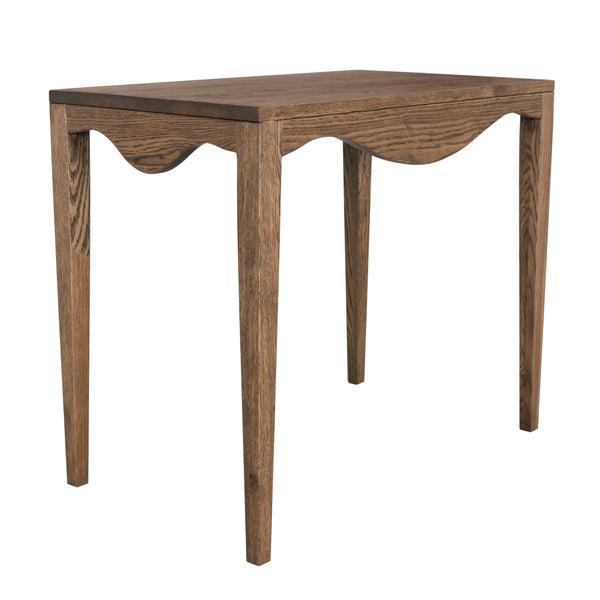 Elaine Side Table, RO, Whiskey - 30x18x26-Blue Hand Home