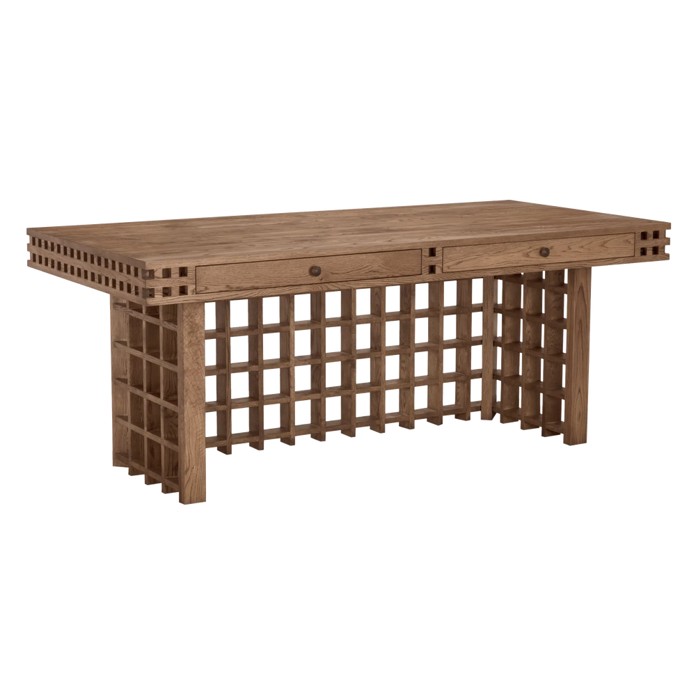 Rubiks Desk, RO, Chai - 75x35x30-Blue Hand Home