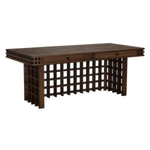 Rubiks Desk, RO, Whiskey - 75x35x30-Blue Hand Home