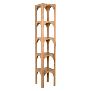 Charlotte Bookcase, large, RO, Chai - 16x16x85-Blue Hand Home