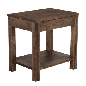 Emily Side Table, RO, Whiskey - 25x18x25-Blue Hand Home