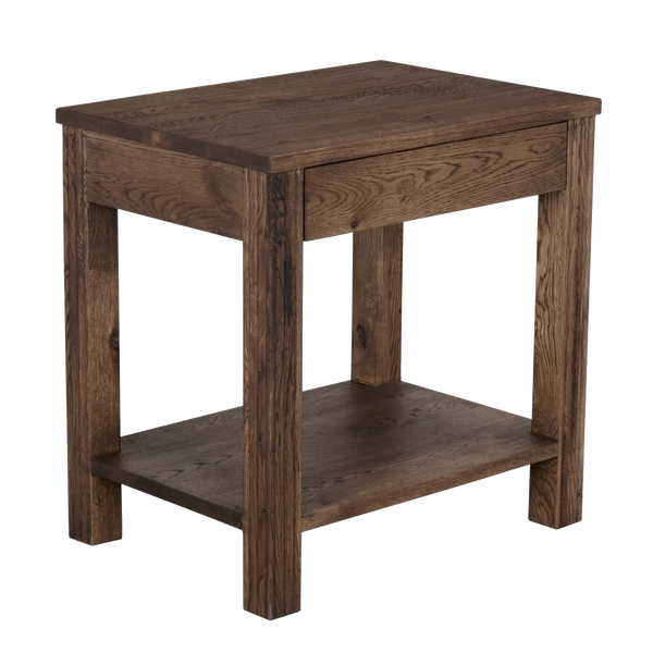 Emily Side Table, RO, Whiskey - 25x18x25-Blue Hand Home