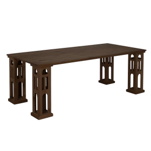 Dolly Dining Table, RO, Whiskey - 84x40x30-Blue Hand Home