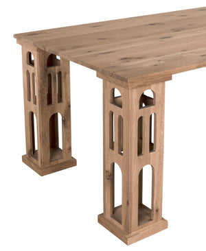 Dolly Dining Table, RO, Chai - 108x44x30-Blue Hand Home