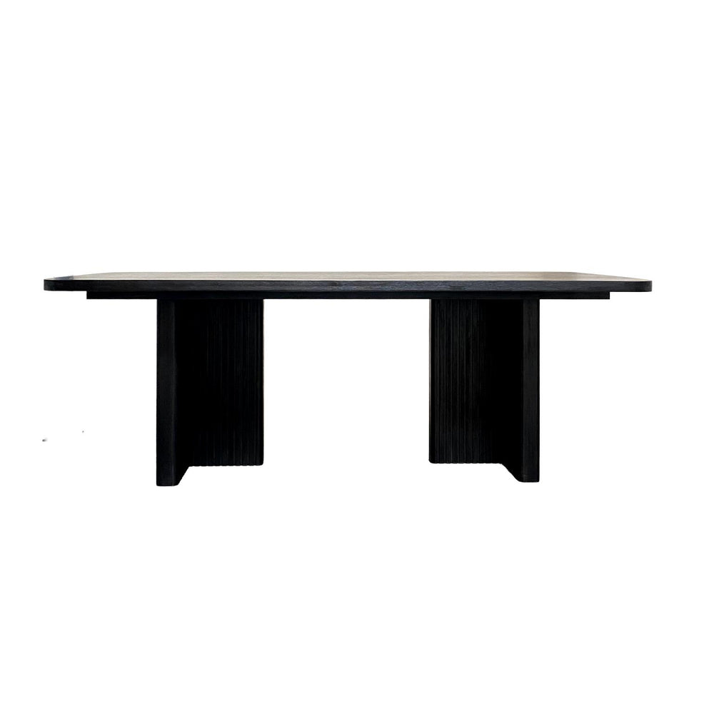 Reed 84" Rect Dining Table-Blue Hand Home