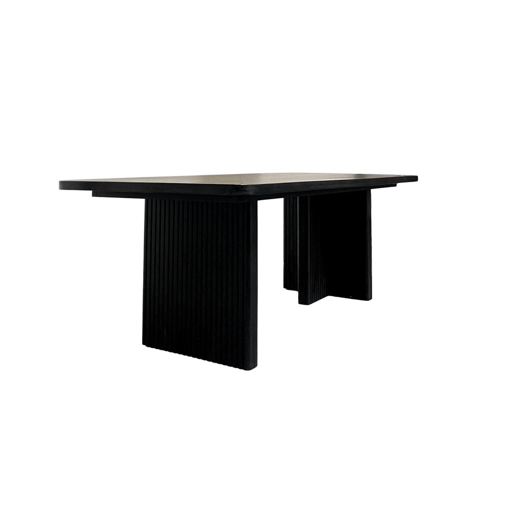 Reed 84" Rect Dining Table-Blue Hand Home