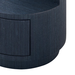 Aaron 2-Drawer End Table-Blue Hand Home