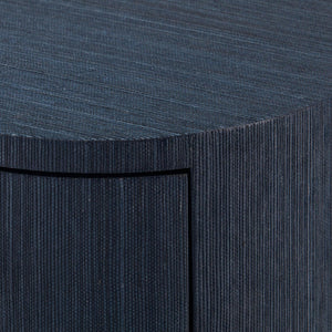 Aaron 2-Drawer End Table-Blue Hand Home