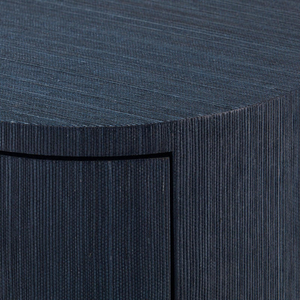 Aaron 2-Drawer End Table-Blue Hand Home