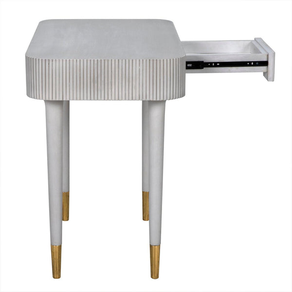 Celine Desk/Side Table-Noir Furniture-Blue Hand Home