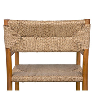 Franco Arm Chair, Teak with Synthetic Woven-Noir Furniture-Blue Hand Home