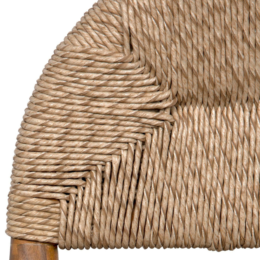 Laredo Counter Stool, Teak with Synthetic Woven-Noir Furniture-Blue Hand Home