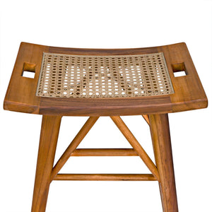 Murphy Counter Stool, Teak-Noir Furniture-Blue Hand Home