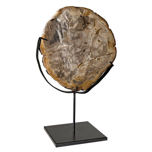 Wood Fossil with Stand, 12"-Noir Furniture-Blue Hand Home