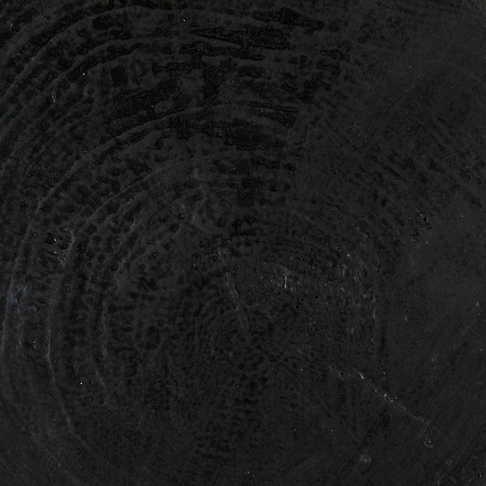 Samson Stool/Side Table, Black Burnt Resin-Noir Furniture-Blue Hand Home