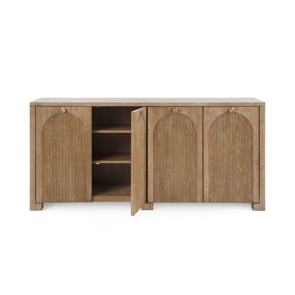 Arcadia 4-Door Cabinet-Blue Hand Home