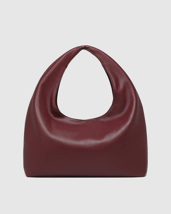 Monaco Shoulder Bag - Burgundy-Blue Hand Home