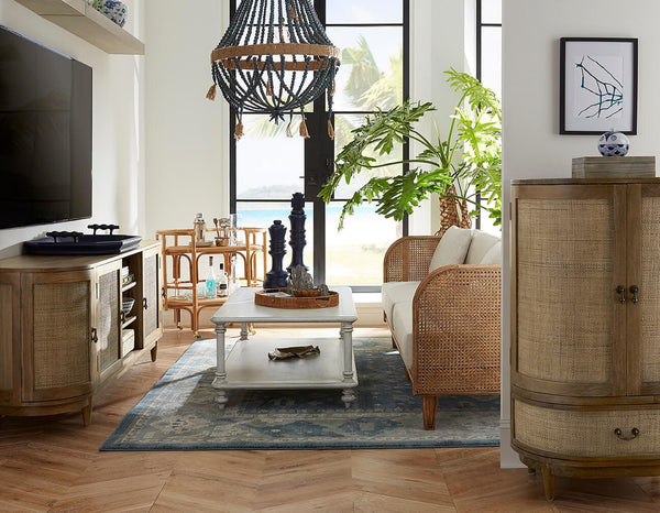 Victorian Octagonal Tray Square-Blue Hand Home