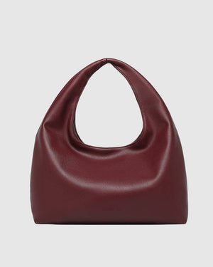 Monaco Shoulder Bag - Burgundy-Blue Hand Home