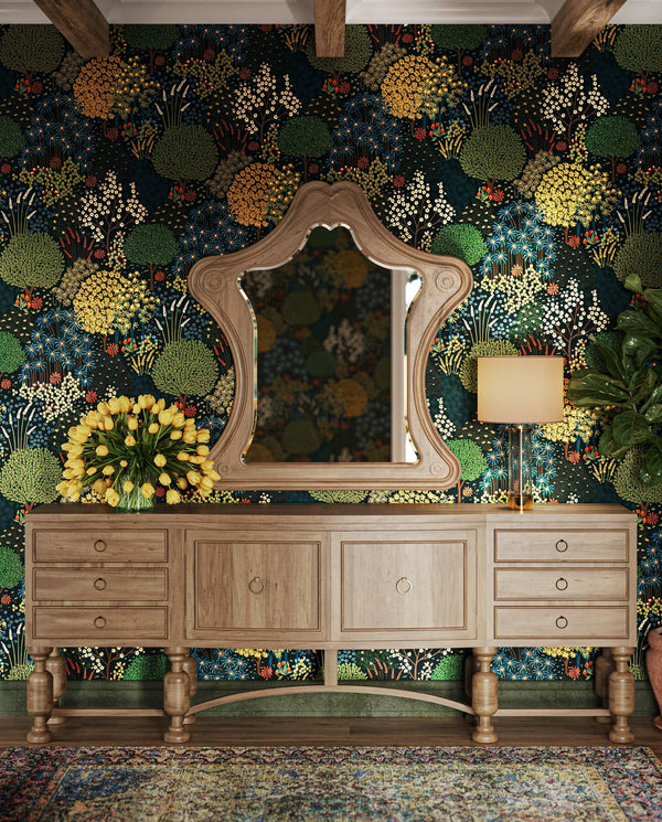 Lucerne Mirror-Blue Hand Home