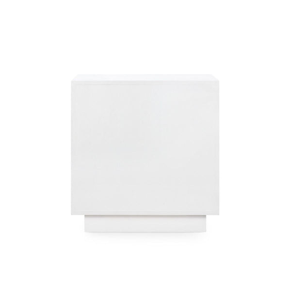 Cora 4-Drawer End Table / Soft White-Blue Hand Home