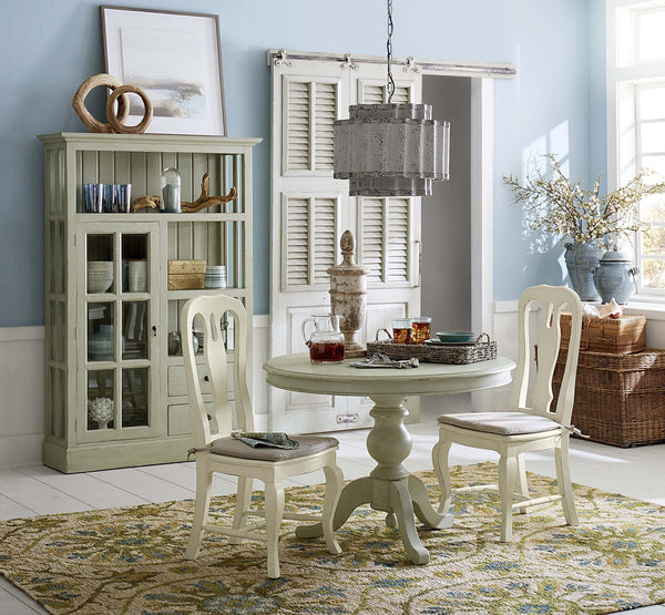 Farmhouse Round Table 42''-Blue Hand Home