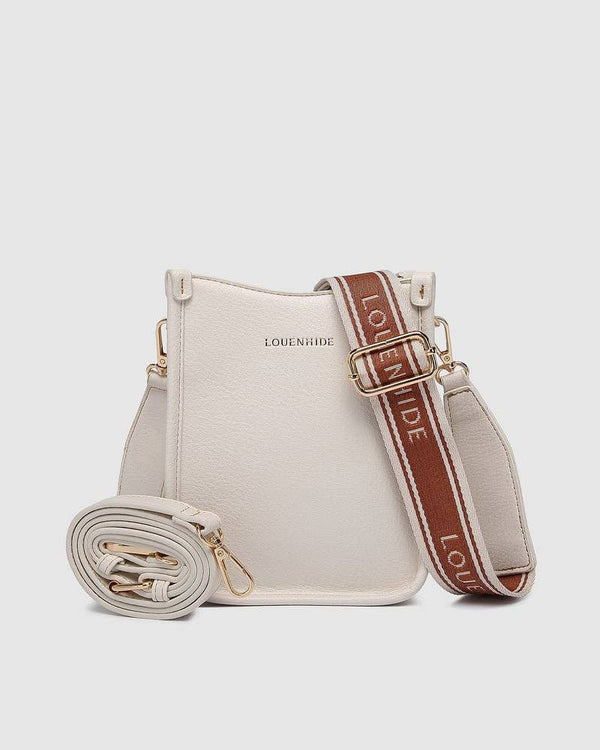 Parker Logo Crossbody Bag - Vanilla-Blue Hand Home