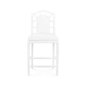 Delia Counter Stool / Vanilla-Blue Hand Home