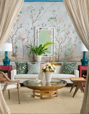 Ella Coffee Table / Antique Brass-Villa & House-Blue Hand Home