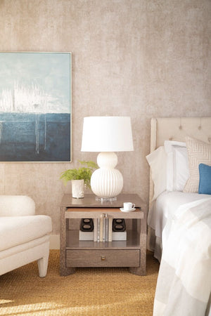 Lugano 1-Drawer Side Table / Taupe Gray-Villa & House-Blue Hand Home