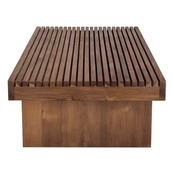Kobe Coffee Table, Teak-Blue Hand Home