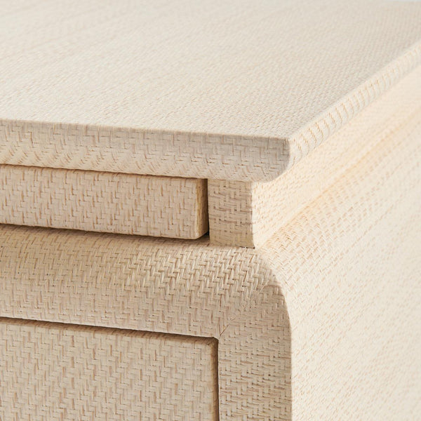 Elina 3-Drawer Side Table-Blue Hand Home