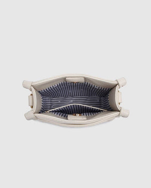 Parker Logo Crossbody Bag - Vanilla-Blue Hand Home