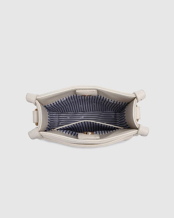 Parker Logo Crossbody Bag - Vanilla-Blue Hand Home