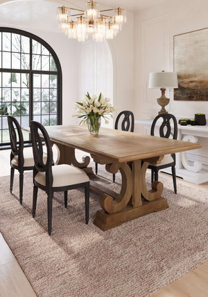 Fiona Pedestal Console Table-Blue Hand Home