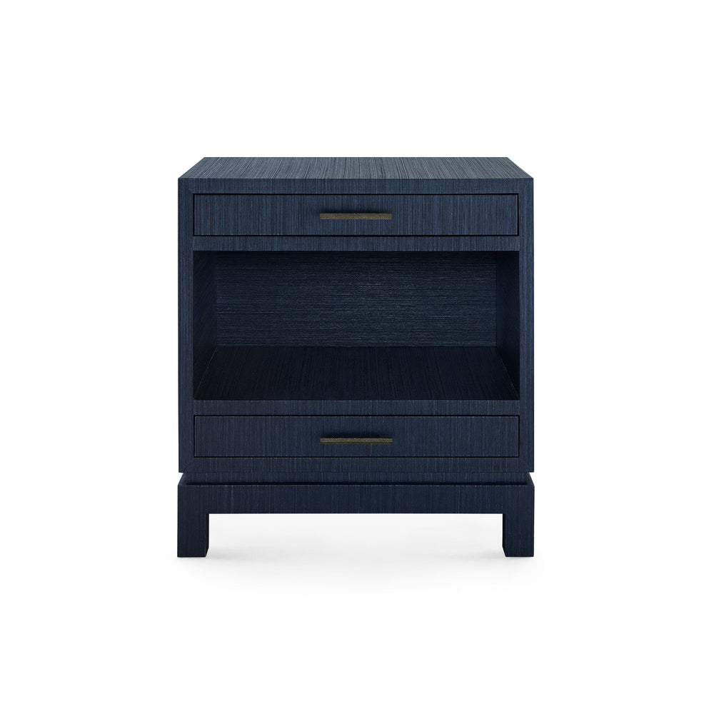 Florence 2-Drawer End Table-Blue Hand Home