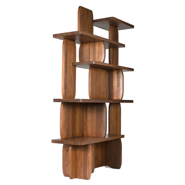 Kilimanjaro Bookcase-Noir Furniture-Blue Hand Home