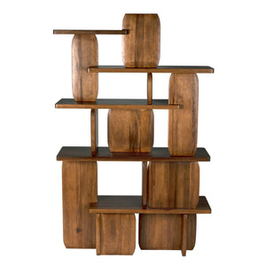 Kilimanjaro Bookcase-Noir Furniture-Blue Hand Home