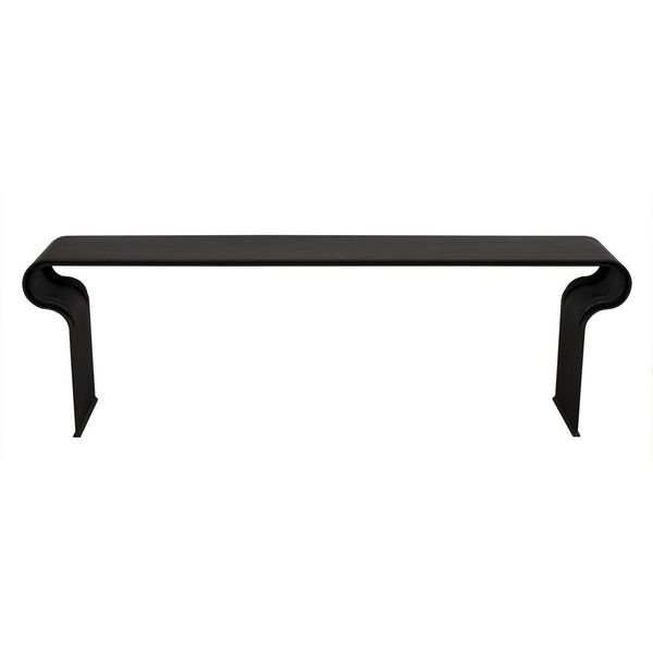 Jabali Bench-Noir Furniture-Blue Hand Home