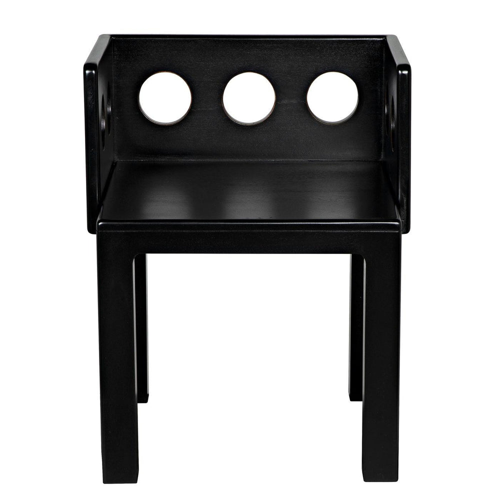 Elton Chair, Hand Rubbed Black-Noir Furniture-Blue Hand Home
