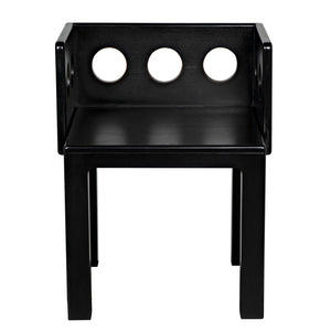Elton Chair, Hand Rubbed Black-Noir Furniture-Blue Hand Home
