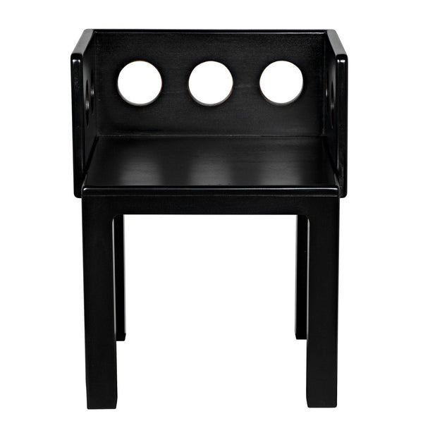 Elton Chair, Hand Rubbed Black-Noir Furniture-Blue Hand Home