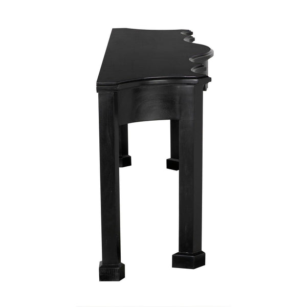 Estate Console Hand Rubbed Black-Noir Furniture-Blue Hand Home