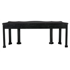 Estate Console Hand Rubbed Black-Noir Furniture-Blue Hand Home