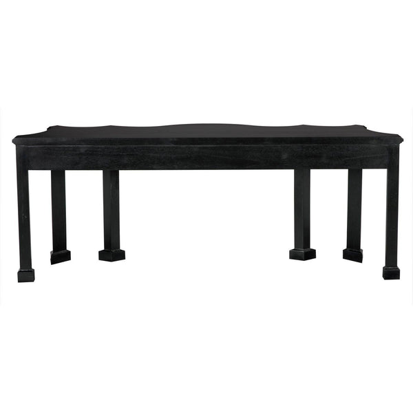 Estate Console Hand Rubbed Black-Noir Furniture-Blue Hand Home