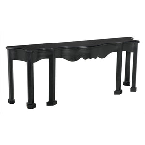 Estate Console Hand Rubbed Black-Noir Furniture-Blue Hand Home