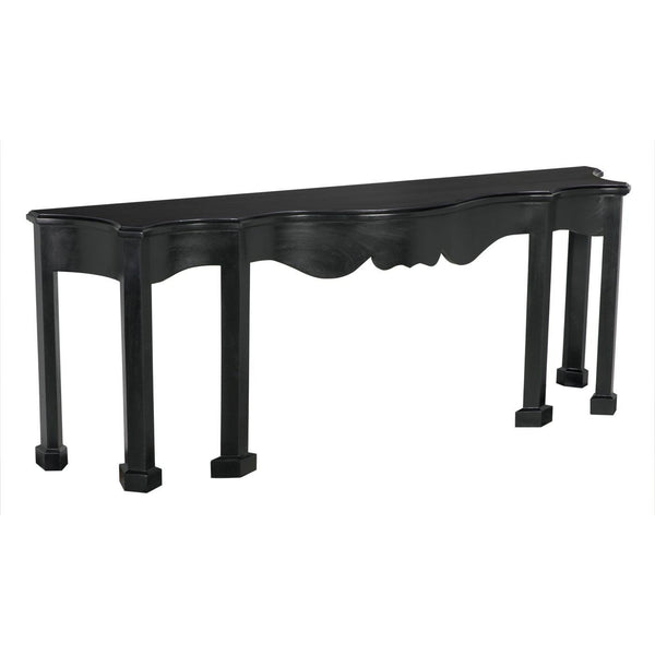 Estate Console Hand Rubbed Black-Noir Furniture-Blue Hand Home