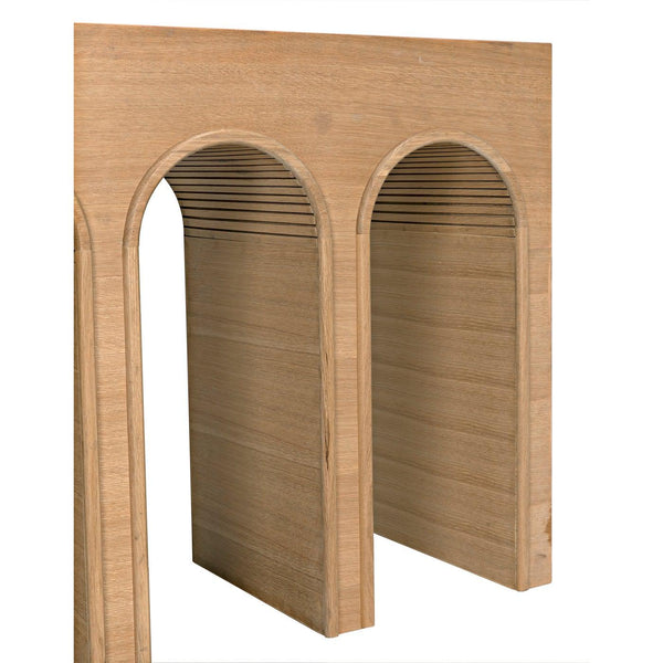 Enzo Console, White Oak-Noir Furniture-Blue Hand Home