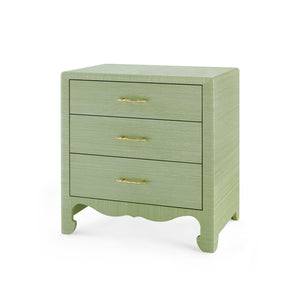 Gianna 3-Drawer End Table-Blue Hand Home